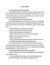 Bài tập lý thuyết môn  Luật quốc tế  | Đại học Nội Vụ Hà Nội