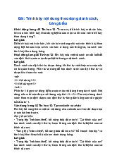 Giải SGK Tin học 12 Cánh diều Bài 4: Trình bày nội dung theo dạng danh sách, bảng biểu