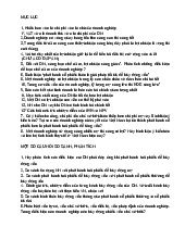 Tài liệu ôn thi môn Quản trị tài chính doanh nghiệp | Đại học kinh tế quốc dân