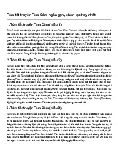 Tóm tắt truyện Tấm Cám ngắn gọn, chọn lọc hay nhất | Ngữ văn 10