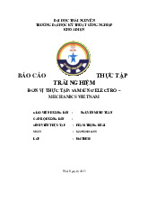 Báo Cáo Thực Tập Tại Samsung Electro - Mechanics môn Kỹ thuật điện | Trường Đại Học Thái Nguyên