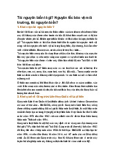 Tài nguyên biển là gì? Nguyên tắc bảo vệ môi trường, tài nguyên biển?