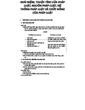 KHÁI NIỆM VÀ THUỘC TÍNH CỦA PHÁP LUẬT: NGUỒN VÀ CHỨC NĂNG 67 KHA3006