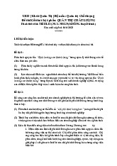 Đề thi kết thúc học phần môn quản trị tài chính