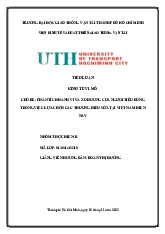 Phân tích hành vi và xu hướng của người tiêu dùng trong việc lựa chọn thương hiệu sữa tại Việt Nam | Tiểu luận Kinh tế vi mô