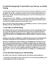 Cơ chế thị trường là gì? Ví dụ mặt tích cực, tiêu cực cơ chế thị trường