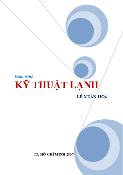 Giáo trình môn Kỹ thuật lạnh