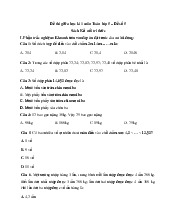 Đề thi giữa học kỳ 1 môn Toán lớp 5 năm học 2024 - 2025 - Đề số 5 | Bộ sách Kết nối tri thức