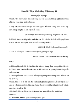 Soạn bài: Thực hành tiếng Việt trang 66 Ngữ Văn 8 | Kết nối tri thức