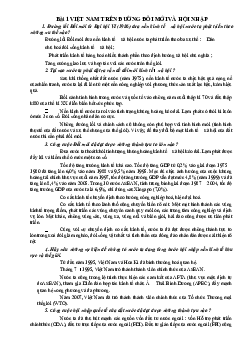 Tài liều bổi dưỡng cuối học kì 1 | Đại học Sư Phạm Hà Nội