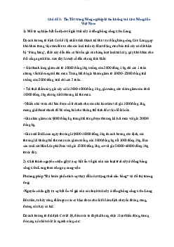 Chủ đề 1: Tin Tốt trong Nông nghiệp là tin không vui Cho Nông dân Việt Nam