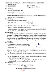Đề Thi Tuyển Sinh 10 Toán Không Chuyên Sở GD Quảng Ngãi 2025-2026 Có Đáp Án