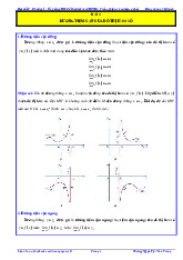 Trắc nghiệm và tự luận chủ đề đường tiệm cận của đồ thị hàm số