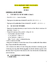 Tổng hợp kiến thức Toán lớp 6 - Toán 6