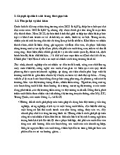 các chính sách tăng trưởng kinh tế, thuận lợi và khó khăn