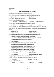 Đề kiểm tra kinh tế vĩ mô | Trường đại học Quốc tế Hồng Bàng