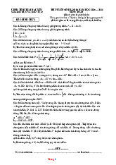 Đề Tuyển Sinh 10 Toán Sở GD Thái Nguyên 2025-2026