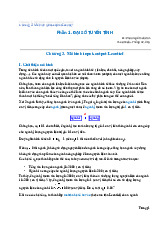 Lý thuyết Chương 3. Mô hình input-output Leontief | Môn đại số tuyến tính