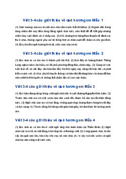 Giới thiệu về quê hương em, trong đó có sử dụng danh từ riêng | Tập làm văn 4