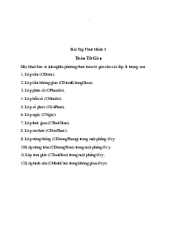 Bài Tập Thực Hành Toán Tử Gán - Nhập môn lập trình | Trường Đại học CNTT Thành Phố Hồ Chí Minh