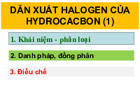 Danh pháp, đồng phân | Bài giảng môn Hóa hữu cơ | Đại học Bách khoa hà nội