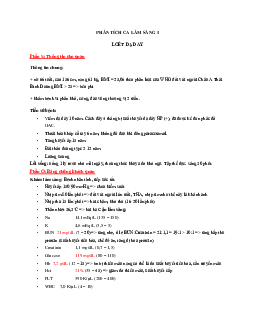 Bài tập Phân tích ca lâm sàng 1: Loét dạ dày | Đại học Y dược thành phố Hồ Chí Minh