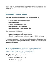HẠN CHẾ VÀ BẤT CẬP TRONG QUYỀN TỰ DO HỢP ĐỒNG TẠI VIỆT NAM
