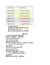 Bài tập Môn Tài chính quốc tế | Đại học Sư phạm Kỹ thuật Thành phố Hồ Chí Minh