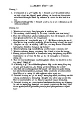 Câu hỏi ôn tập môn Kinh tế vi mô 1 | Học viện Tài chính