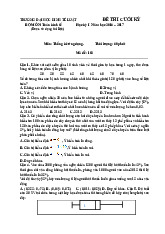 Đề thi thống kê ứng dụng | Trường Đại học Kinh tế – Luật, Đại học Quốc gia Thành phố Hồ Chí Minh