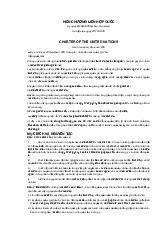 Hiến Chương Liên Hợp Quốc 1945 | Môn Kiến trúc | Đại học Quốc Tế Hồng Bàng