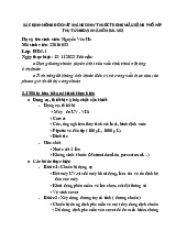 Xác định nồng độ chất kháng sinh/ thuốc trong mẫu bằng phổ hấp thụ tử ngoại khả kiến (uv-vis) | Báo cáo thực hành học phần Lý sinh y học | Trường Đại học Phenikaa