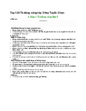 Top 125 Tả dòng sông lớp 5 Hay Tuyển Chọn - Tiếng việt 5