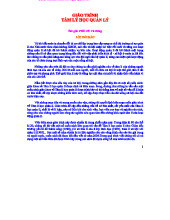 Giáo Trình Tâm Lý Học Quản Lý - PGS.TS Vũ Dũng 1093195 (Nâng Cao Hiệu Quả Quản Lý)