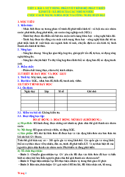 Giáo án môn Địa lí 11 trọn bộ năm học 2022-2023