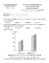 Đề tham khảo môn Địa tốt nghiệp 2024 Bộ GD Và ĐT  Giải chi tiết
