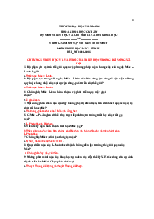 Ôn tập cuối kì môn triết học  Mac - Lenin | Đại học Văn Lang