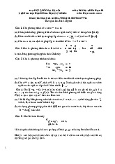 Đề thi Giải tích số kỳ 1 năm học 2021-2022 | Trường Đại học Khoa học tự nhiên, Đại học Quốc gia Hà Nội