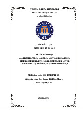 Các biện pháp nâng cao năng suất lao động trong KTDL - JW Marriott Hà Nội | Bài thảo luận kinh tế du lịch