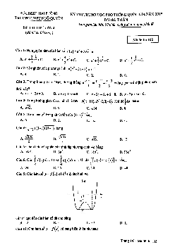 Đề thi thử Toán THPT Quốc gia 2019 trường Ngô Quyền – Hải Phòng lần 4