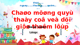 Giáo án điện tử Tiếng việt 1 bài 2 Chân trời sáng tạo: Học vấn: ươi, ươu