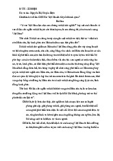 Giải thích vì đi lên CNXH ở Việt Nam là tất yếu khách quan? môn Chủ nghĩa xã hội khoa học | Trường Đại học Tôn Đức Thắng