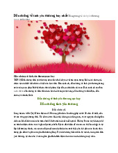 Dẫn chứng về tình yêu thương hay nhất - Ngữ văn 10