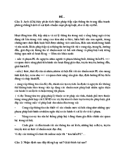 Tổng hợp đề thi môn Xã hội học