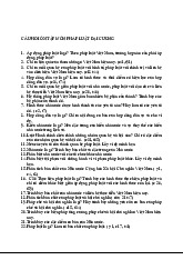 Câu Hỏi Ôn Tập Pháp Luật Đại Cương và Tham Nhũng | Pháp luật đại cương | Học viện Báo chí và Tuyên truyền