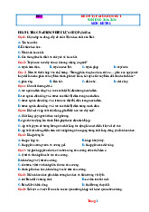 Bộ 10 Đề Ôn Tập Giữa Học Kỳ 1 KHTN 8 Năm Học 2025-2026 Có Đáp Án