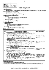 Sinh hoạt lớp Tuần 33- Tiết 31