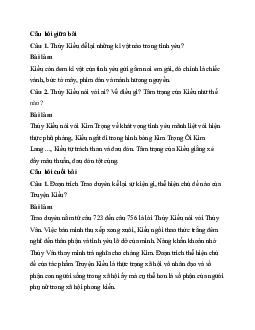 Soạn bài Trao duyên | Ngữ văn 11 Cánh diều