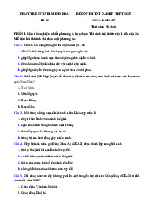 Đề thi thử tốt nghiệp THPT 2025 môn Lịch sử bám sát đề minh họa - Đề 26