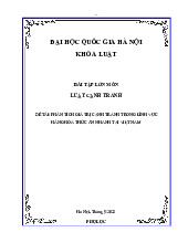 Tiểu luận phân tích giá trị cạnh tranh trong lĩnh vực hàng hoá thức ăn nhanh tại Việt Nam